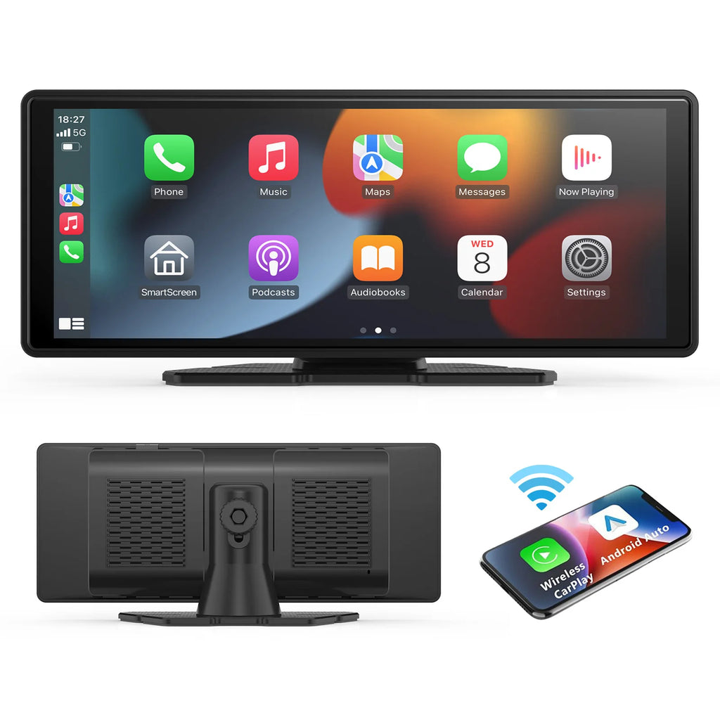 STOLUXE DriveSync™ | Wireless Apple CarPlay & Android Auto Display