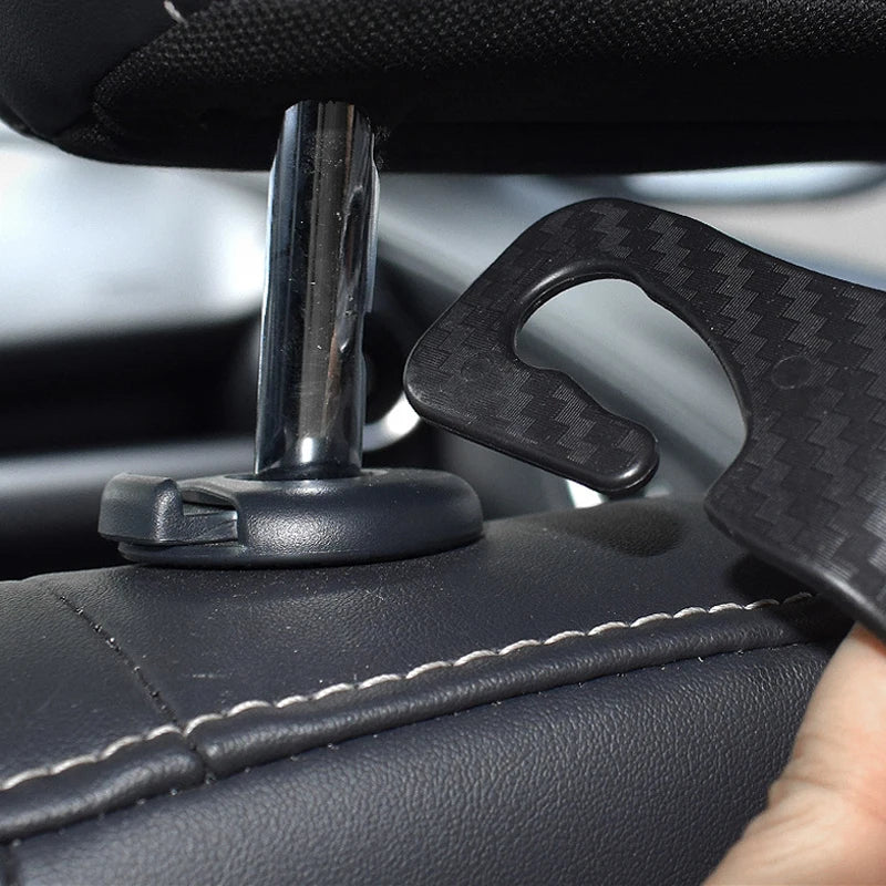 STOLUXE HookMate™ – Premium Car Seat Headrest Hooks (4-Pack)