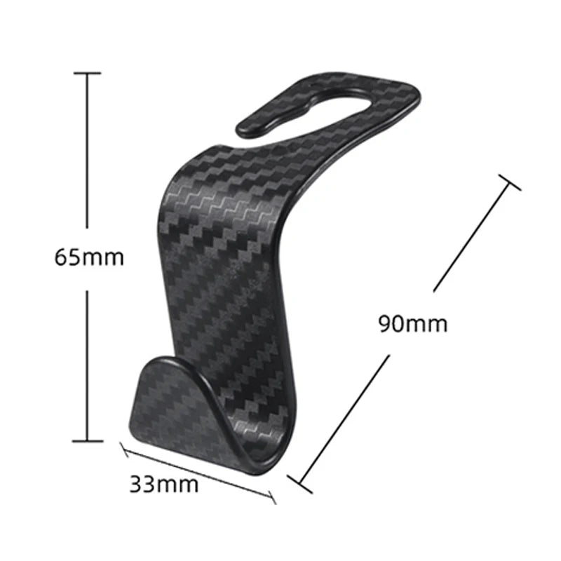 STOLUXE HookMate™ – Premium Car Seat Headrest Hooks (4-Pack)